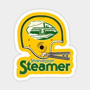 Defunct Shreveport Steamer Football Team Helmet Magnet