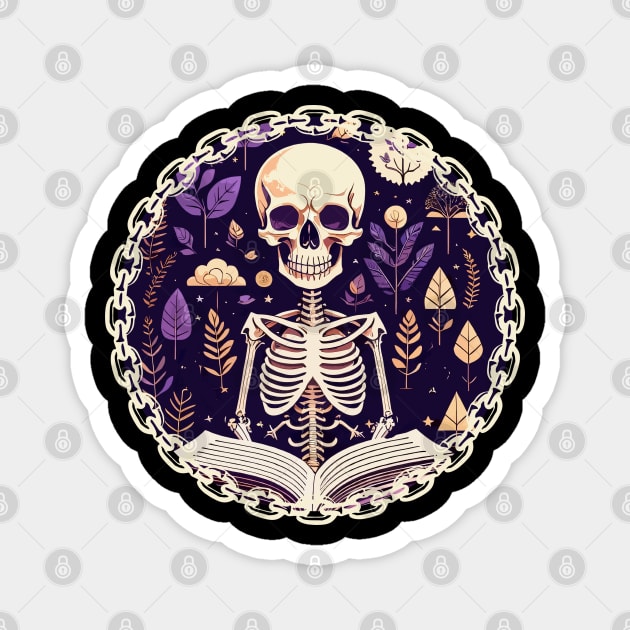 Skull Study Magnet by DeathAnarchy