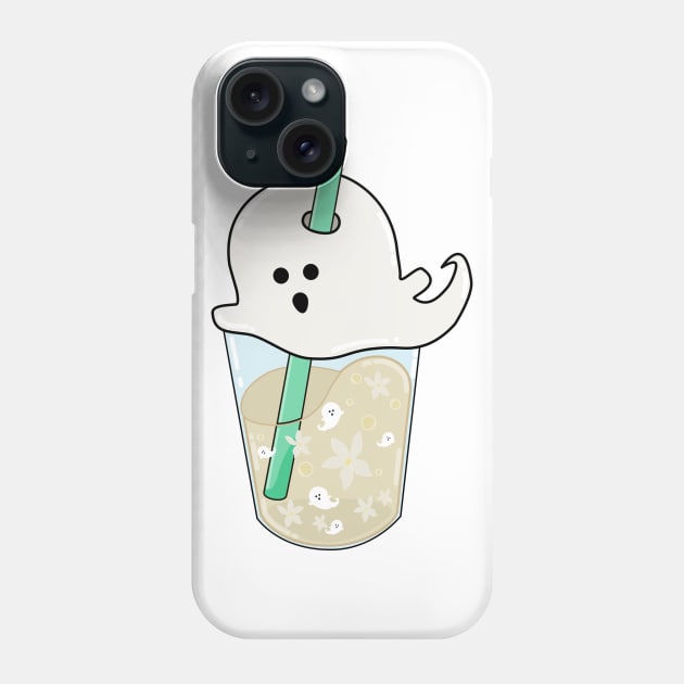 Vanilla bean frappuccino, ghost Phone Case by My Bright Ink