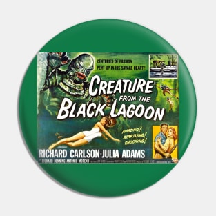 Classic Horror Movie Lobby Card - Creature from the Black Lagoon Pin