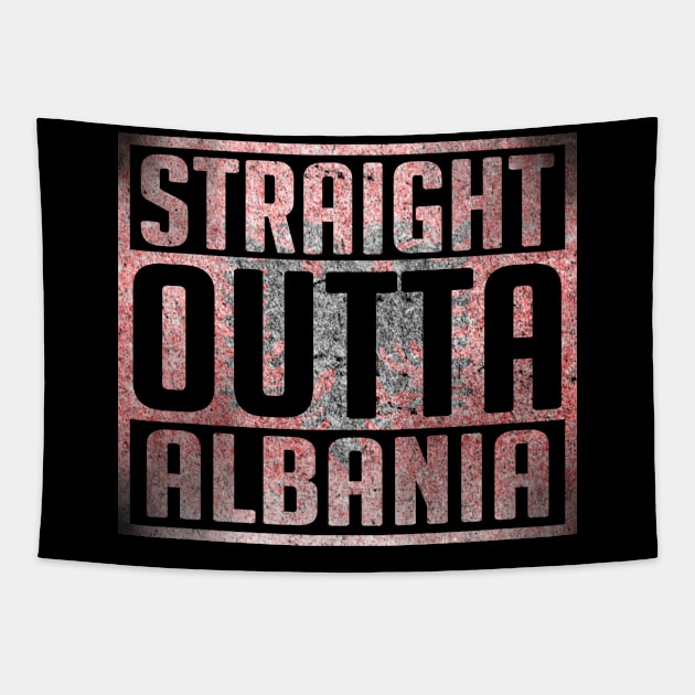 Albania Power, Straight Outta Albania, Albanian Tapestry by Jakavonis