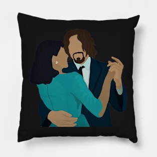 diego and lila Pillow