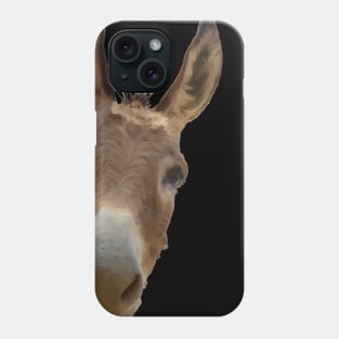 Donkey Face - Outline - Barn Shirt USA Phone Case