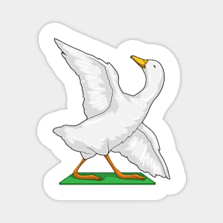 Duck Yoga Meditation Fitness Magnet