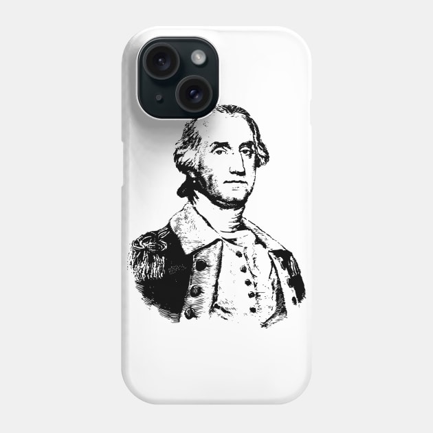 George Washington Portrait Phone Case by medd.art