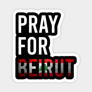 Pray For Beirut Magnet