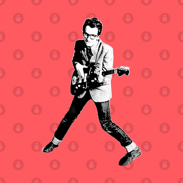 90s Elvis Costello by Cataleyaa