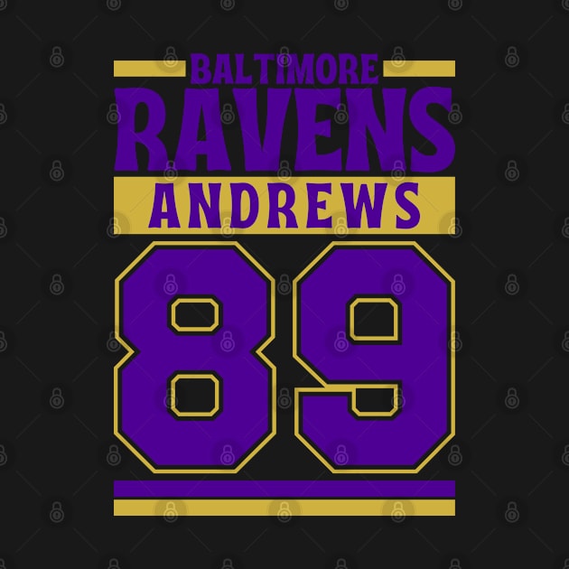 Baltimore Ravens Andrews 89 Edition 3 by Astronaut.co