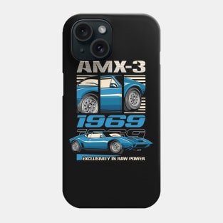 1969 AMC AMX/3 Racing Car Phone Case