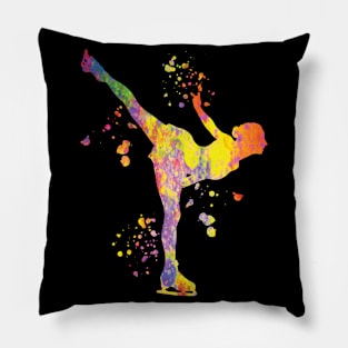 Ice Skater Figure Skating Ice Skating Pillow