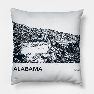 Alabama USA Pillow