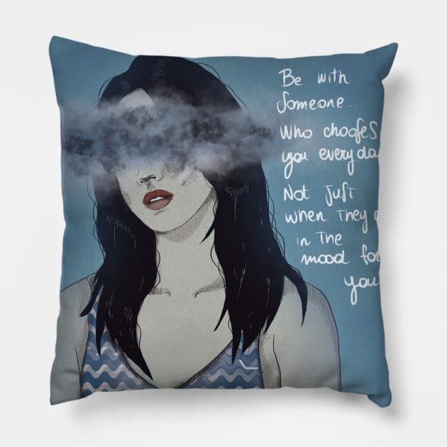 Be with someone Pillow by DemoNero