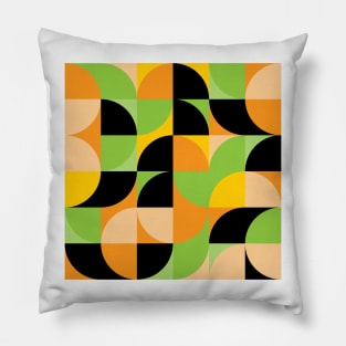 Modern Geometric (Papaya) Pillow