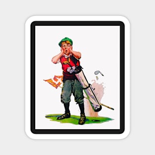 1925 Golf Watercolour Magnet