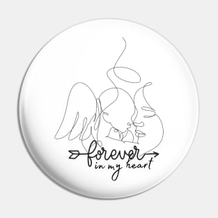 Forever In My Heart Pin