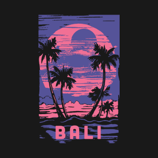 Bali Indonesia Souvenir Lifestyle Cyberpunk Vacation Trip T-Shirt