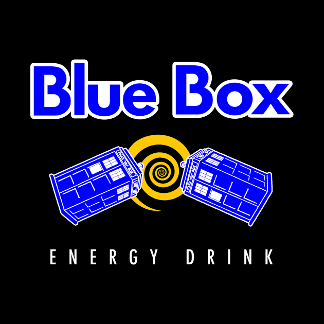 Blue Box Energy Drink | Doctor Who | The Doctor by rydrew