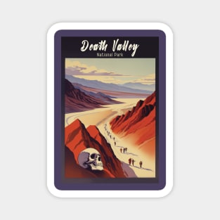 Death Valley National Park Vintage Travel  Poster Magnet