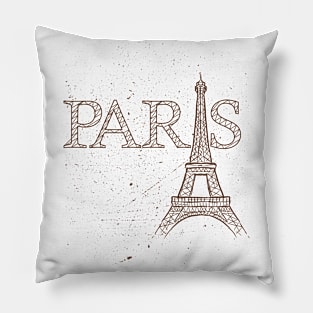 Paris - Vintage Art Pillow