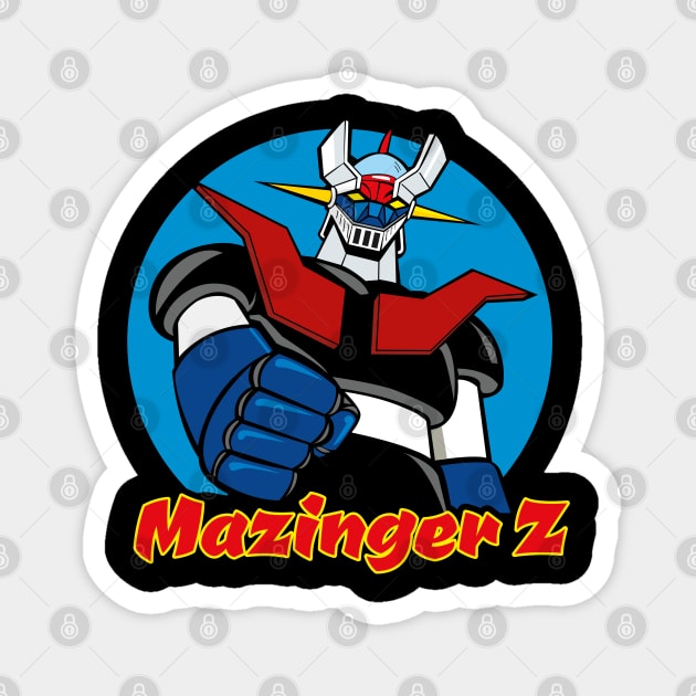 Mazinger Z Classic Anime Magnet by Otaku Vibes