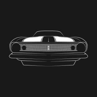 1967 Chevy Camaro - Front stencil, white T-Shirt