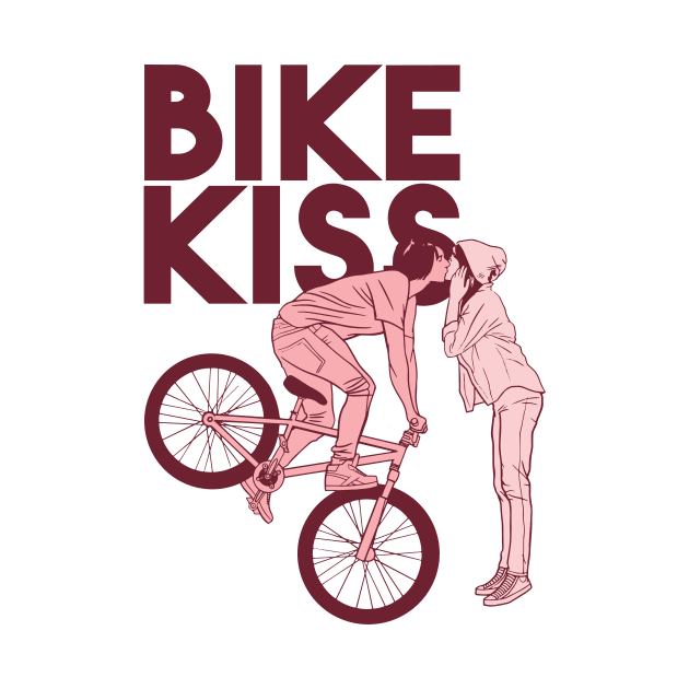 Kissing On A Bike by TheRealestDesigns