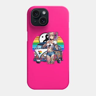 Kawaii, Anime Girl, Pride Flag Anime | Catsie Cat Phone Case