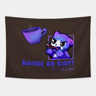 Koffee or Riot! Tapestry