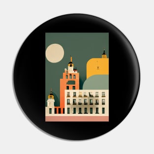 Madrid Night Pin