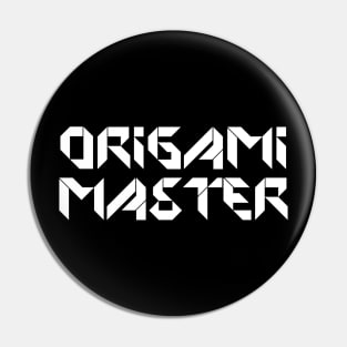 Origami Master Pin