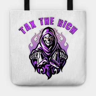 Tax The Rich Purple Tote