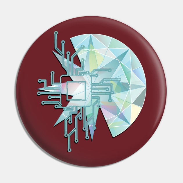 Crystalmodule Pin by TeeText