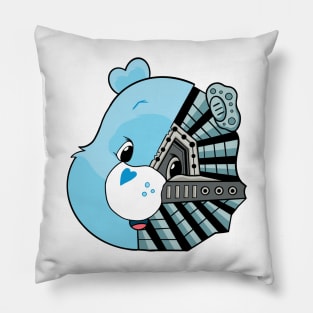 Mecha Cyborg Care Bear Pillow