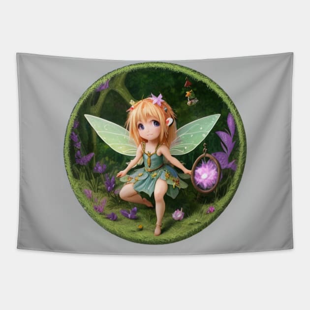 Little Warrior Fairy Tapestry by JRC SHOP