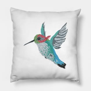 Bee Hummingbird Pillow