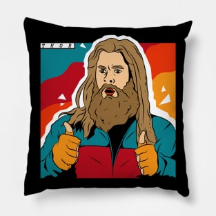 love and thunder - most famous superhero Pillow