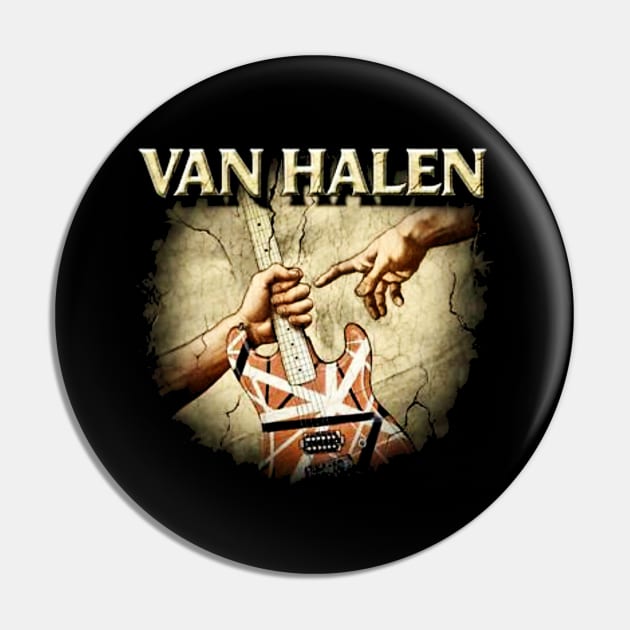 Van Halen Vintage Pin by Heliikopertyz