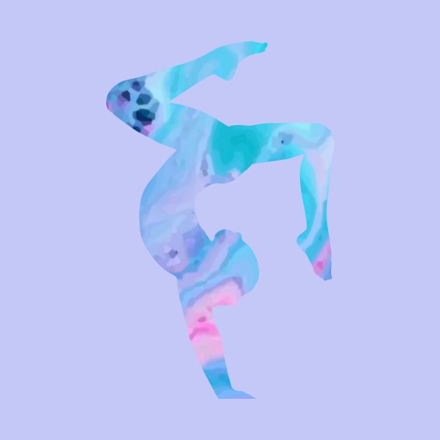 Gymnast Stag Handstand Rainbow by FlexiblePeople