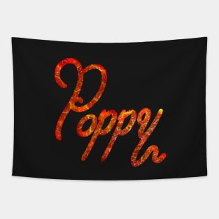 Top 10 best personalised gifts 2022  - Poppy -personalised,personalized name with pattern Tapestry