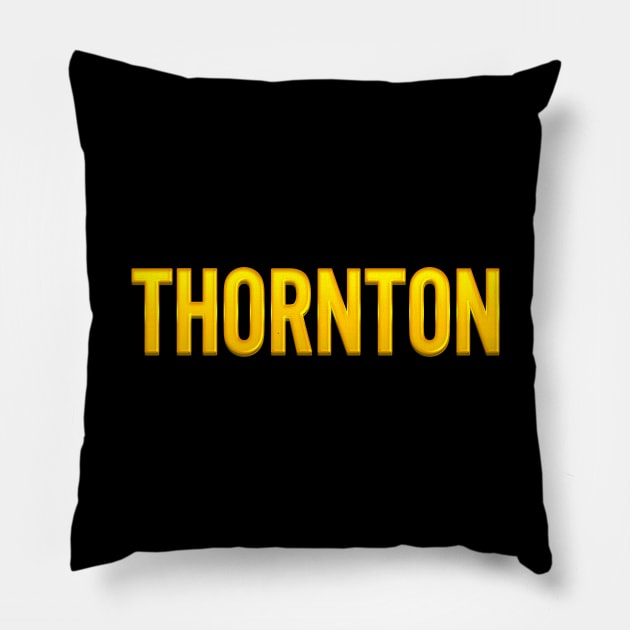 Thornton Family Name Pillow by xesed