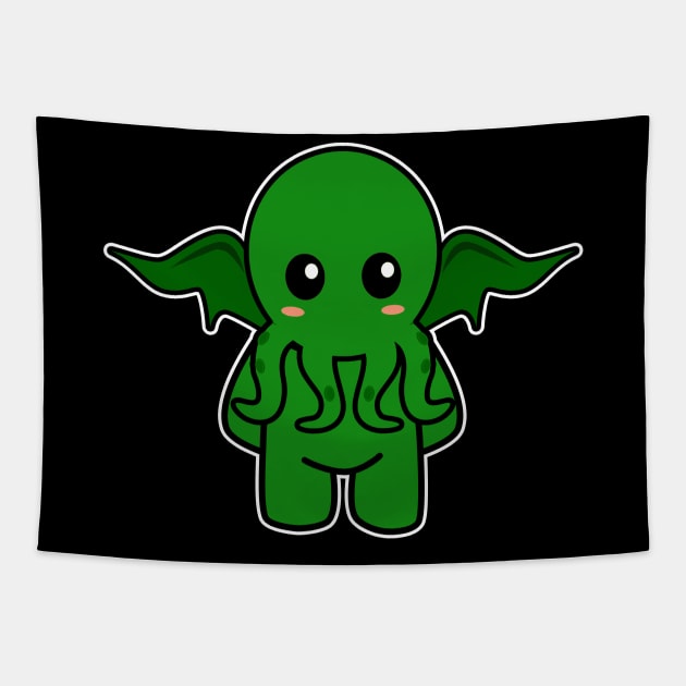 Cute Cthulhu Tapestry by LunaMay