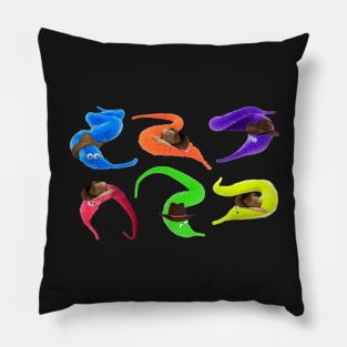 Cowboy Worms - Sticker Pack Pillow