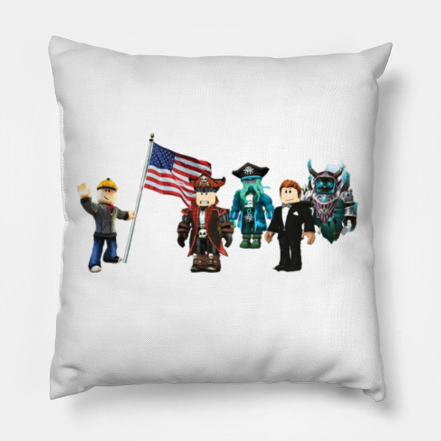 Roblox Roblox Game Roblox Characters Roblox Pillow Teepublic - santa captain roblox