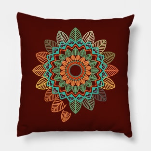 Autumn Mandala Pillow