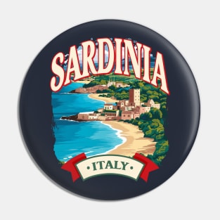 Sardinia Italy Pin