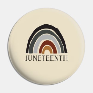 Juneteenth Rainbow Pin