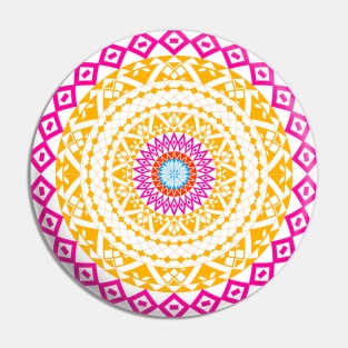 circle of mandala ecopop Pin