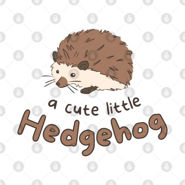 A cute little hedgehog by Yarafantasyart