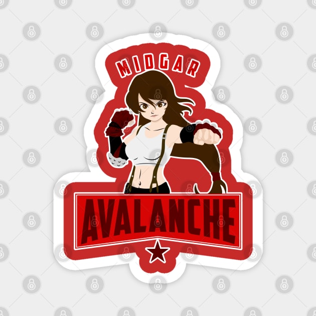 Avalanche Gang T Magnet by machmigo