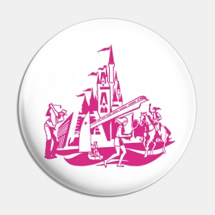 Wonderful World of Vacations Pink Pin